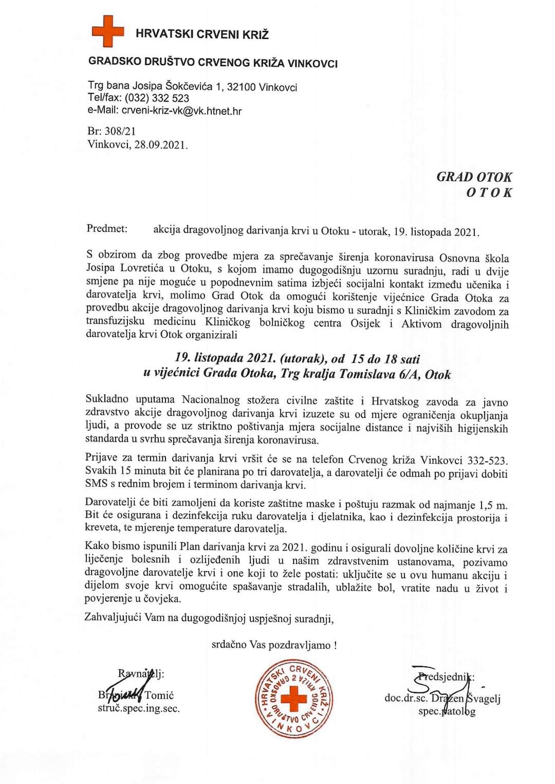 Dobrovoljno darivanje krvi 